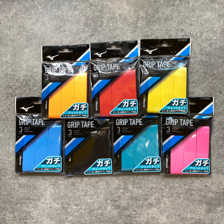 Mizuno Overgrip tapes – Sticky Racket Grip for Tennis/Badminton(63JYA001)