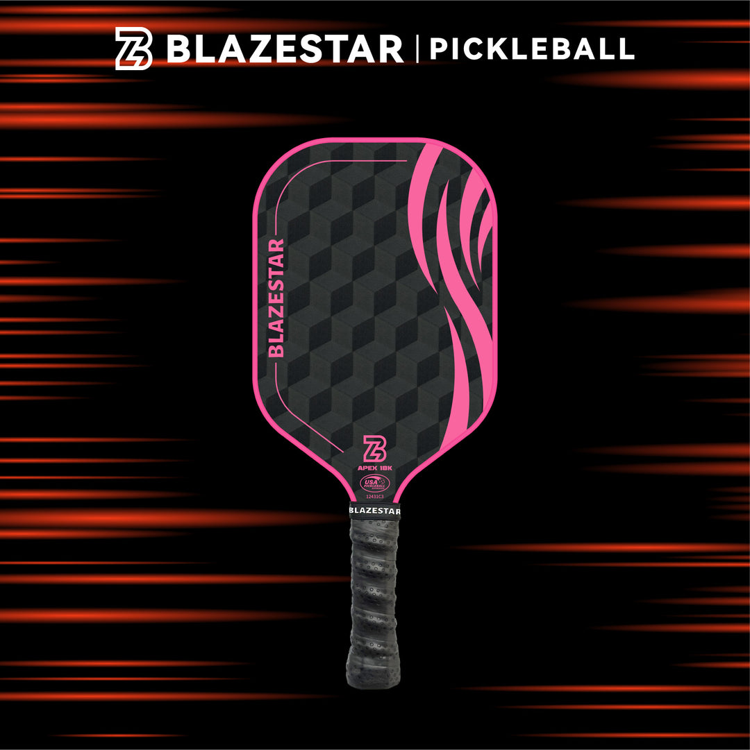 BLAZESTAR Professional Pickleball Paddle Peak Series 16mm 18K Carbon Fiber T700