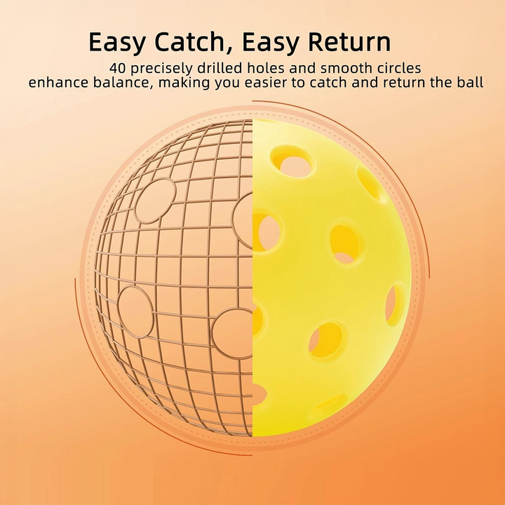 SPPHONEIX Pickleball Balls 26/40-hole Indoor or outdoor Balls(1 pcs)