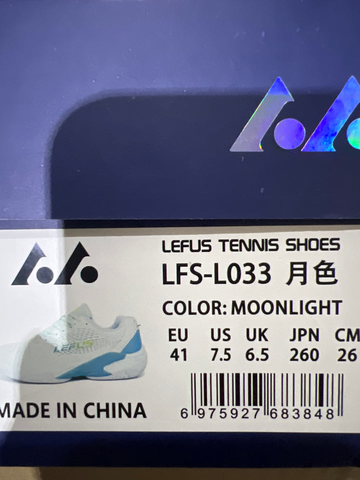 LEFUS Professional Non-Slip Tennis Shoes, Breathable KPU Mesh Sneakers with MD Rubber TPU Sole for Outdoor Sports L033
