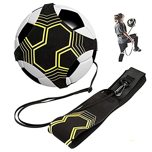 SPP Soccer Training Device Adjustable Elastic Strap Kick Trainer Self Practice Indoor Soccer Training Equipment