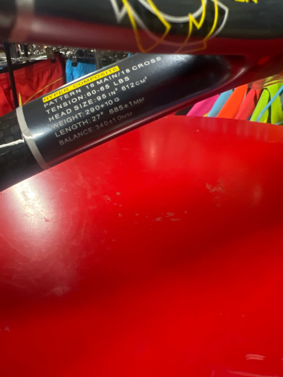 BONNY HYPER WOVEN Tennis Racquet 95 In² HYPER WOVEN 968 Grip Size 2 (Same Photo Conditon )/