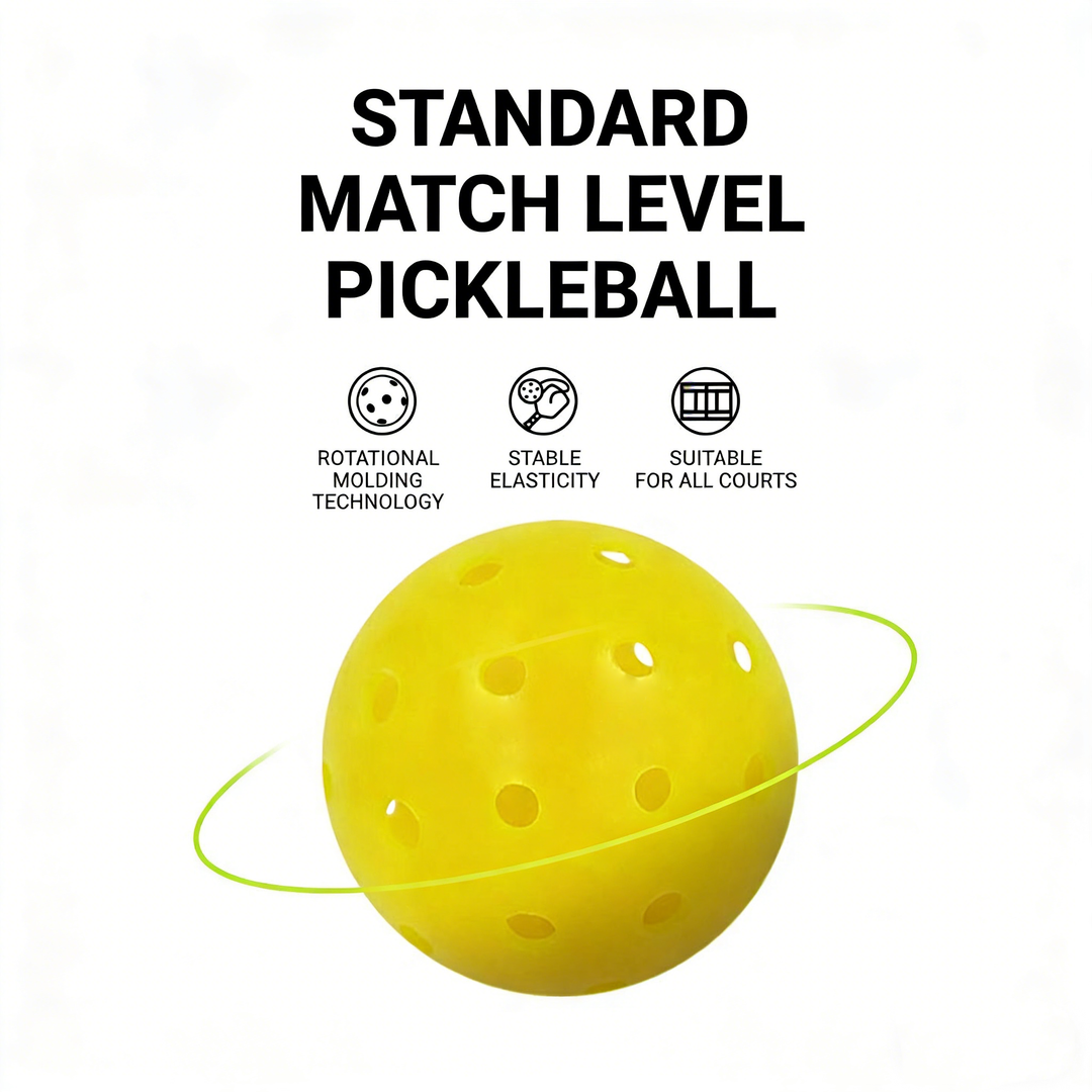 SPP 40-Hole Rotomolded One-Piece Pickleball - Tournament-Grade with Smooth Surface & Uniform Structure