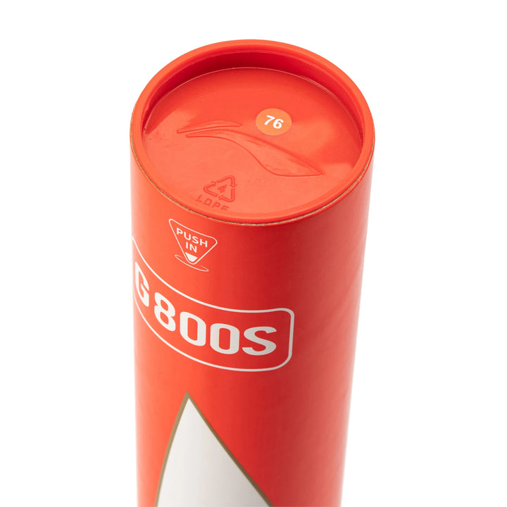 Li Ning 12 PCS G800S Badminton Goose Feather Badminton Shuttlecock