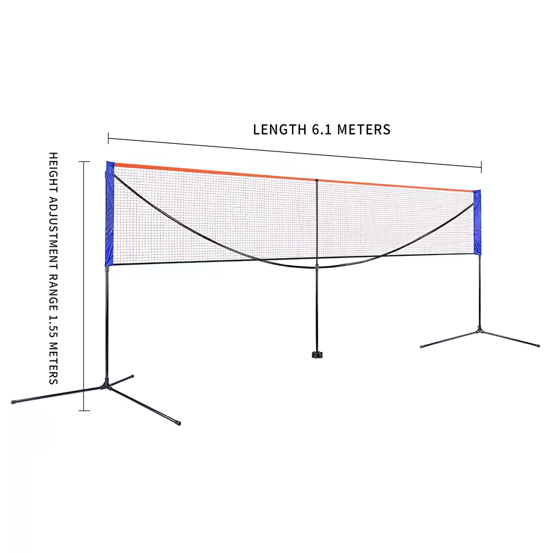 SPPHONEIX Portable Volleyball Badminton Tennis Net With Frame