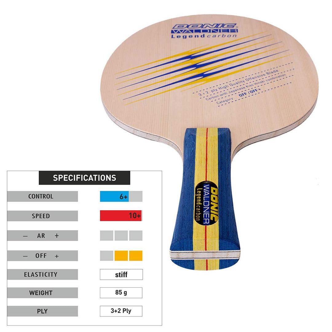 Donic Waldner Legend Carbon Offensive Table Tennis Blade