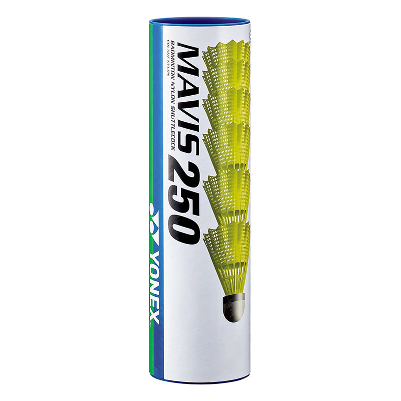 YONEX Mavis 250 Medium Speed Nylon Shuttlecocks (Yellow) Badminton Shuttlecock product image - YONEX Badminton Shuttleco