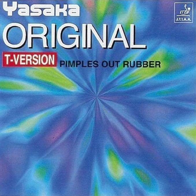 YASAKA ORIGINAL T-VERSION Table Tennis Rubber - Black product image - YASAKA table tennis rubber