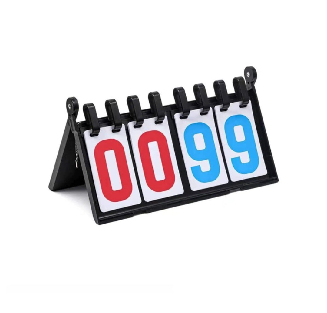 SPP Portable Multi-Sport Flip Scoreboard – Thickened PVC Score for Volleyball, Basketball, Soccer &amp; More