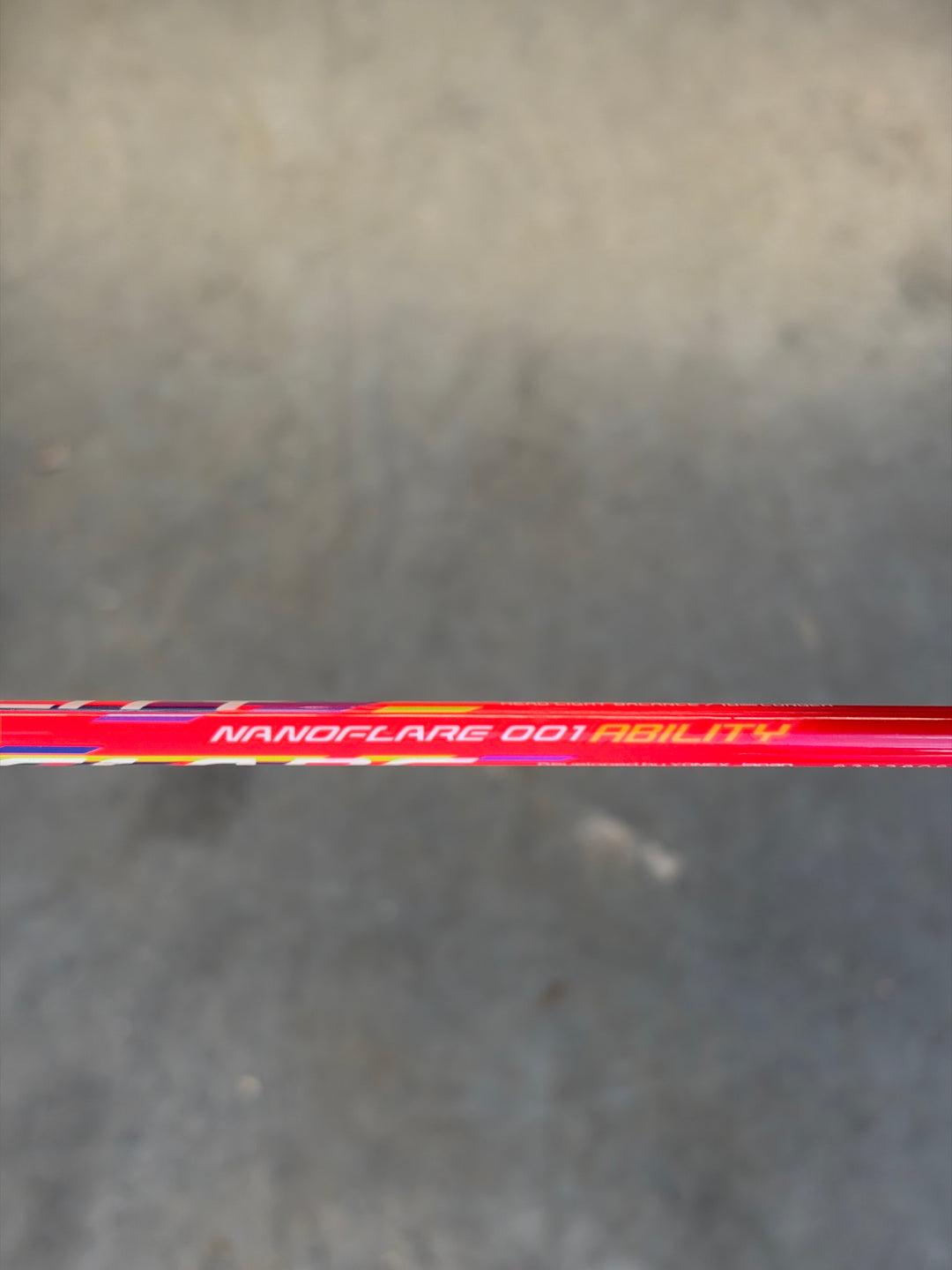 YONEX Nanoflare 001 Ability Badminton Racket Flash Red  5U*5 Strung