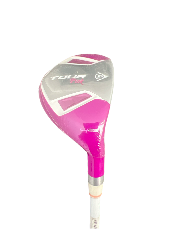 CLEARANCE SALE （The Club Cover Is Aging And Peeling）DUNLOP WOMEN'S GOLF SET TOUR PINK 514340D（3 wood, 7 iron and one push）