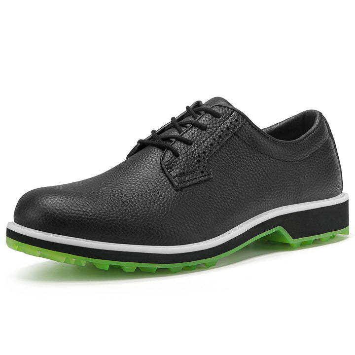 KSOKGOF Professional Waterproof Golf Shoes Outdoor Spiked Golf Footwear Unisex for Men &amp; Women, Black G8005