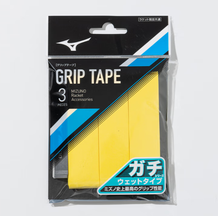 Mizuno Overgrip tapes – Sticky Racket Grip for Tennis/Badminton(63JYA001)