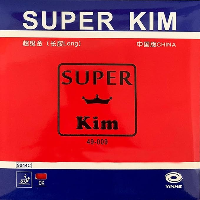 Yinhe Super Kim Long Pimple Table Tennis Rubber OX - Red product image - YINHE table tennis rubber