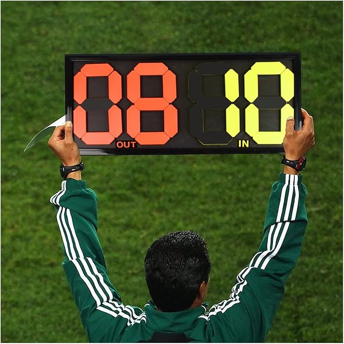 4 Digit Football Replacement Card For Football Game Instructions 84cmx38.5cm