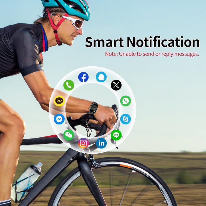 EZON 1.83" Smart Watch | Bluetooth Calling, Heart Rate | 120+ Sports Modes,S7
