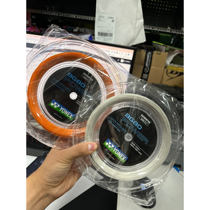 YONEX BG80 Power Badminton String (200m Coil) BG80P