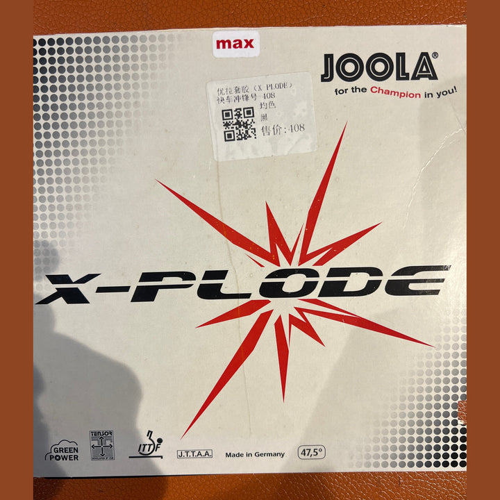 Joola X-Plode table tennis rubber Tensor