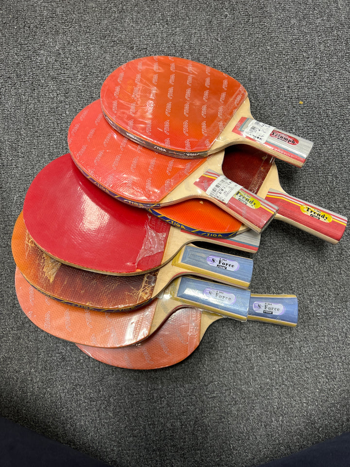 CLEARANCE SALE STIGA C-103 S-202 S-204(the storage time is too long, the rubber may fall off. You can use it by replacing the rubber on the blade，Random delivery.)