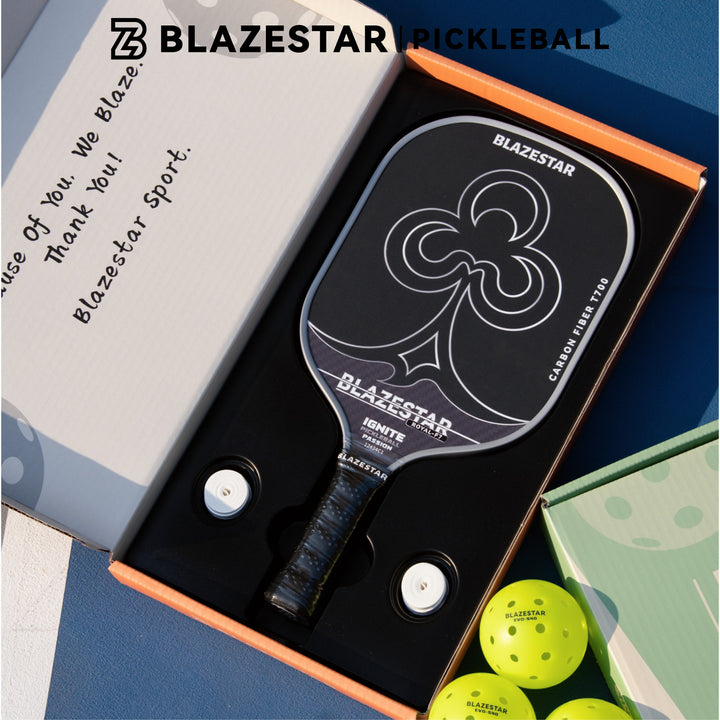 BLAZESTAR Professional ROYAL-F7 Pickleball Paddle T700 Carbon Fiber Matte Control Paddle