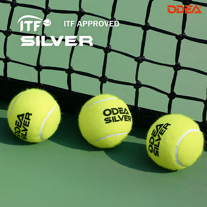 ODEA Silver Training Tennis Balls 60PCS (Rebound 135-147CM ITF)