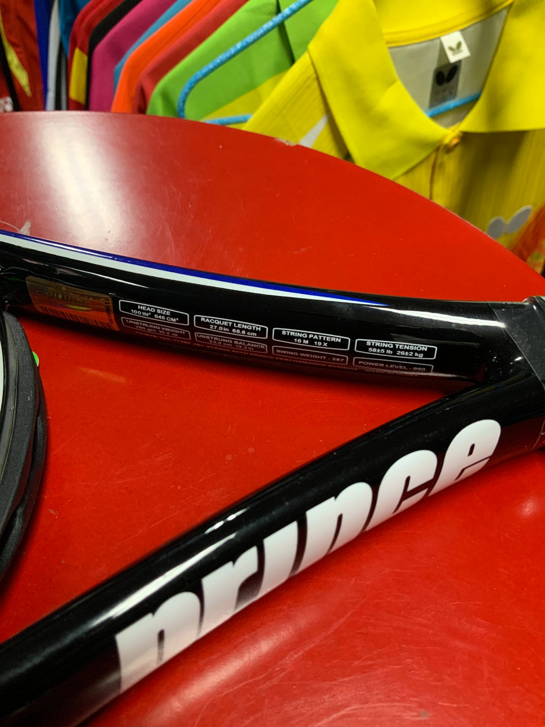 PRINCE O3 Shark Blue 7T28P3012 grip size 2 4(1/4) New Old Stock