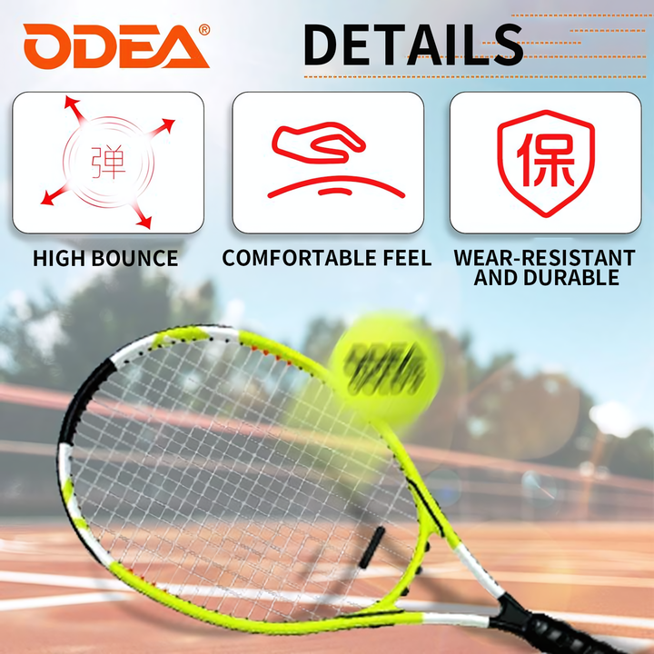 ODEA Gold Training Tennis Balls  (Rebound 140-148CM ITF) 60 Pcs