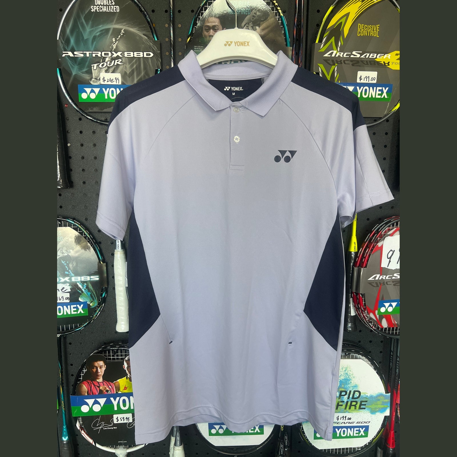 YONEX Badminton Sports POLO Shirt M Men 115164TCR product image - YONEX Badminton Apparel