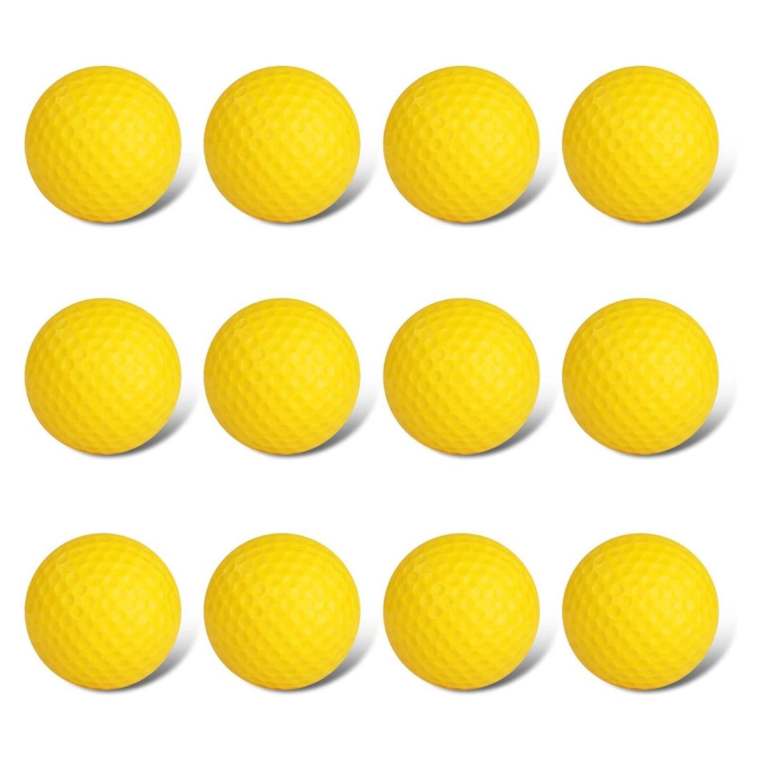 SPP Limited Flight Foam Golf Practice Balls 42mm - Realistic Feel Durable for Backyard Indoor Outdoor Practice