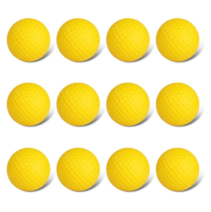 SPP Limited Flight Foam Golf Practice Balls 42mm - Realistic Feel Durable for Backyard Indoor Outdoor Practice