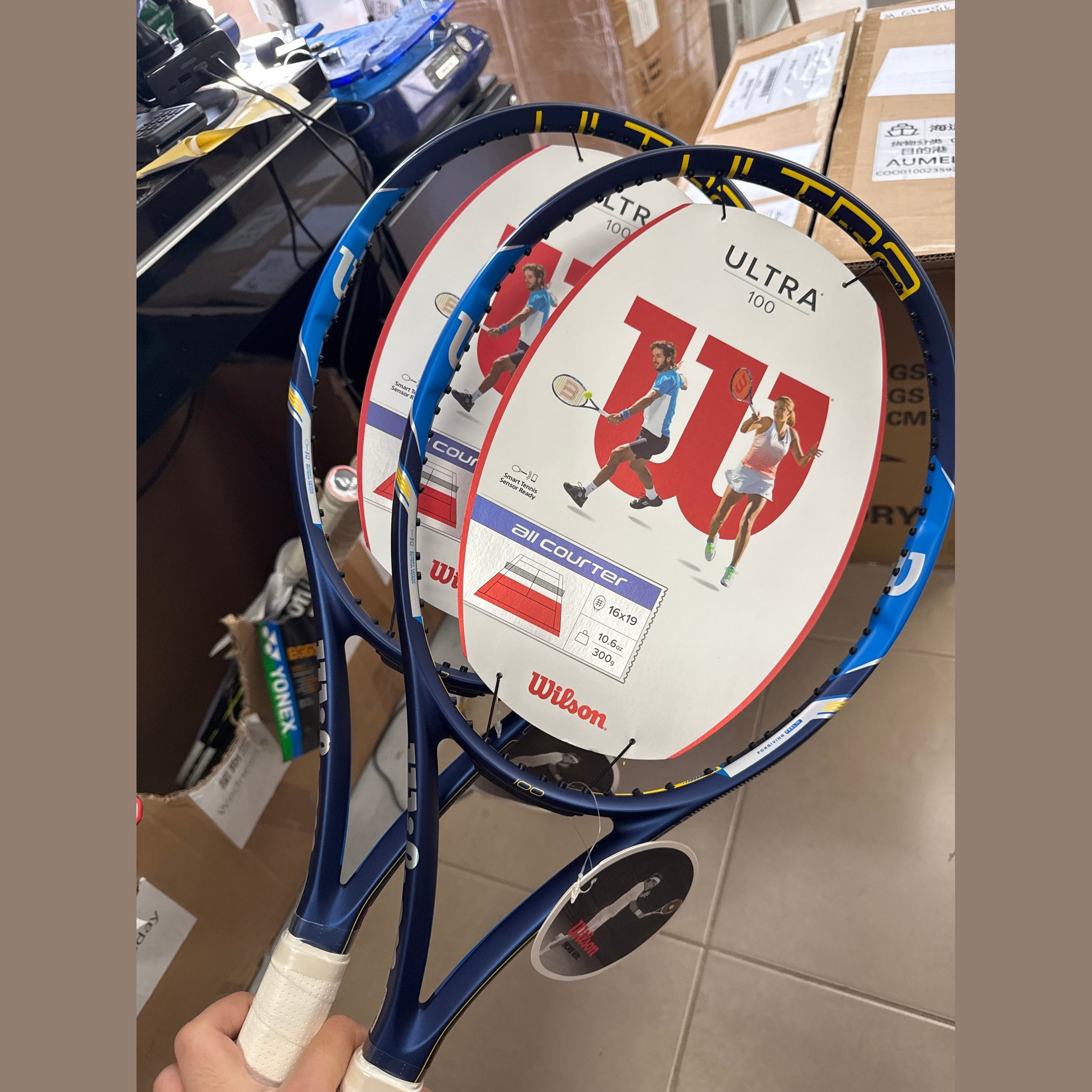 Wilson Ultra 100 Tennis Racket 300g grip 2 – SP x SPORT