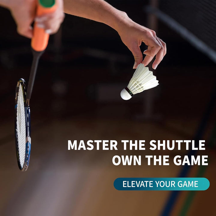 SPPHONEIX 910 Badminton Shuttlecocks Goose Feather 12PCS（king of value）