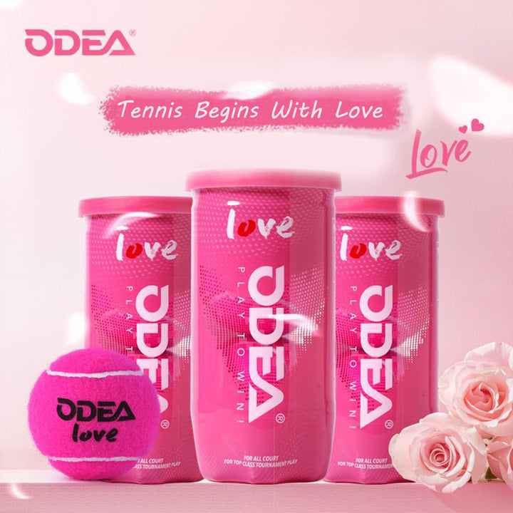 ODEA Love Pink Gift Tennis Balls ( 2pcs/Can)
