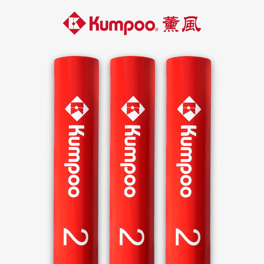 KUMPOO 12 PCS NO.2 Badminton Duck Feather Badminton Shuttlecock