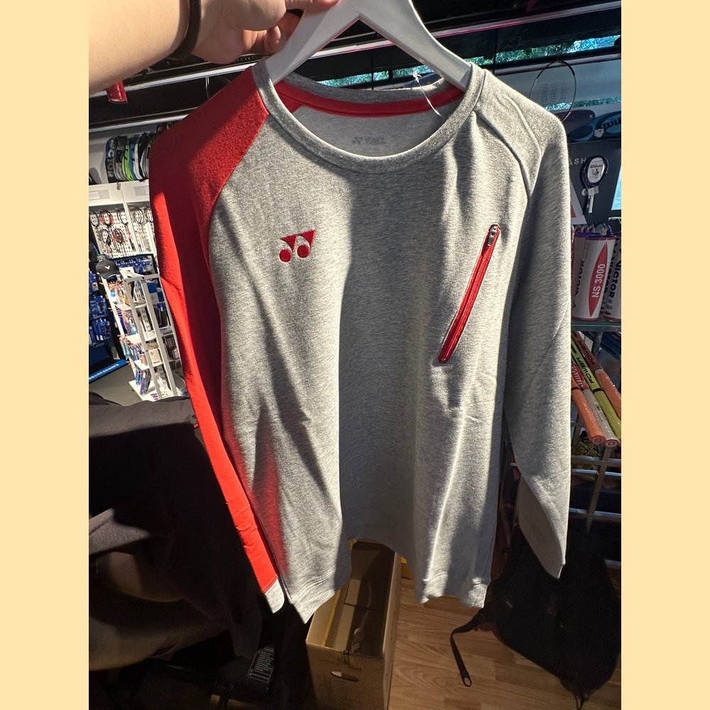 YONEX Sports Hoodie 130387BCR product image - YONEX Sports hoodie