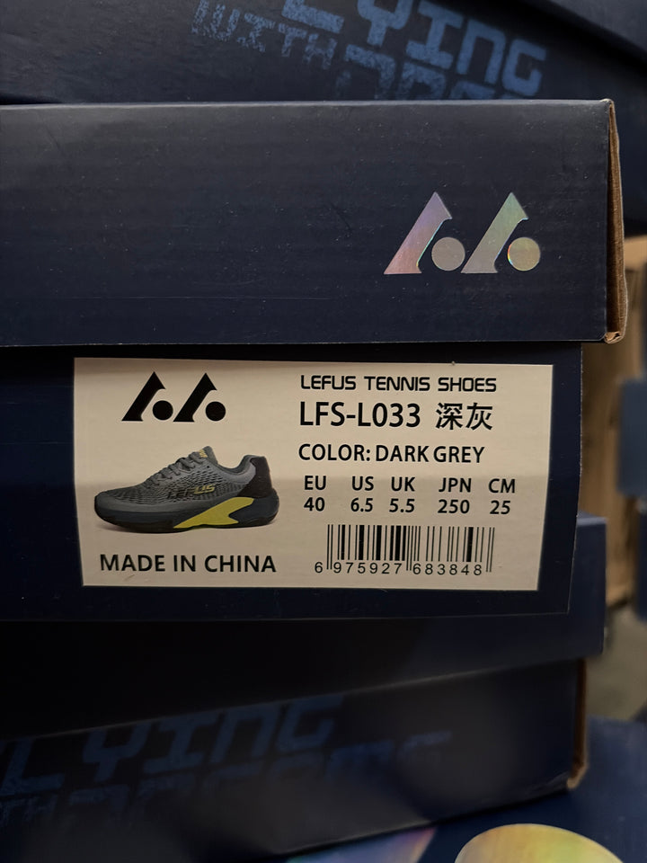 LEFUS Professional Non-Slip Tennis Shoes, Breathable KPU Mesh Sneakers with MD Rubber TPU Sole for Outdoor Sports L033