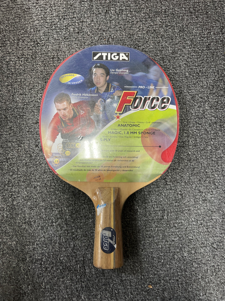 CLEARANCE SALE STIGA 1 STAR Table Tennis Bat 5 Layers Wooden （TRONIC/FORCE/TROPHY)