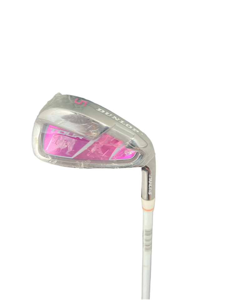 CLEARANCE SALE （The Club Cover Is Aging And Peeling）DUNLOP WOMEN'S GOLF SET TOUR PINK 514340D（3 wood, 7 iron and one push）