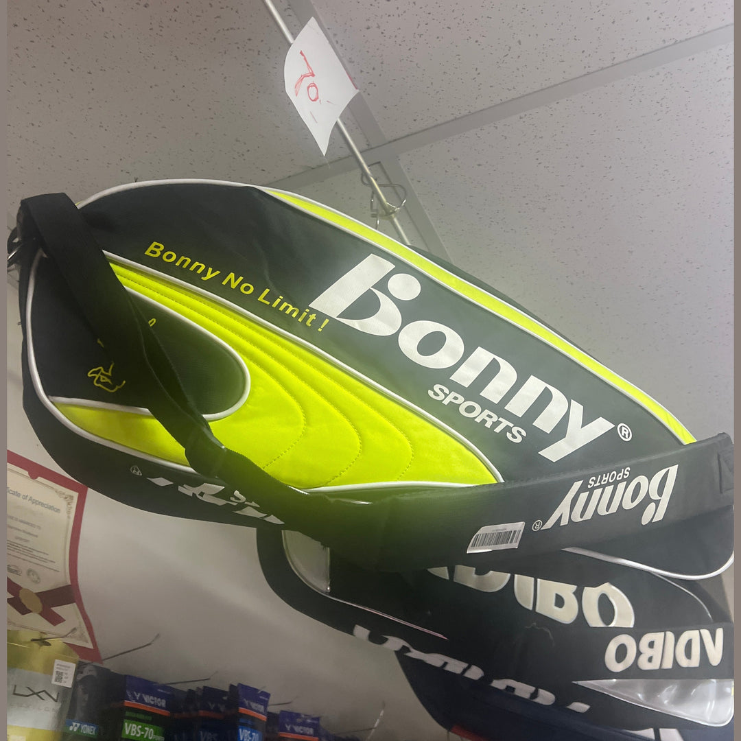 Bonny CLEARANCE SALE Bonny Badminton Tennis Rackets Bag - BB20 - 01( 12pcs) / TI60000BAG 6PCS