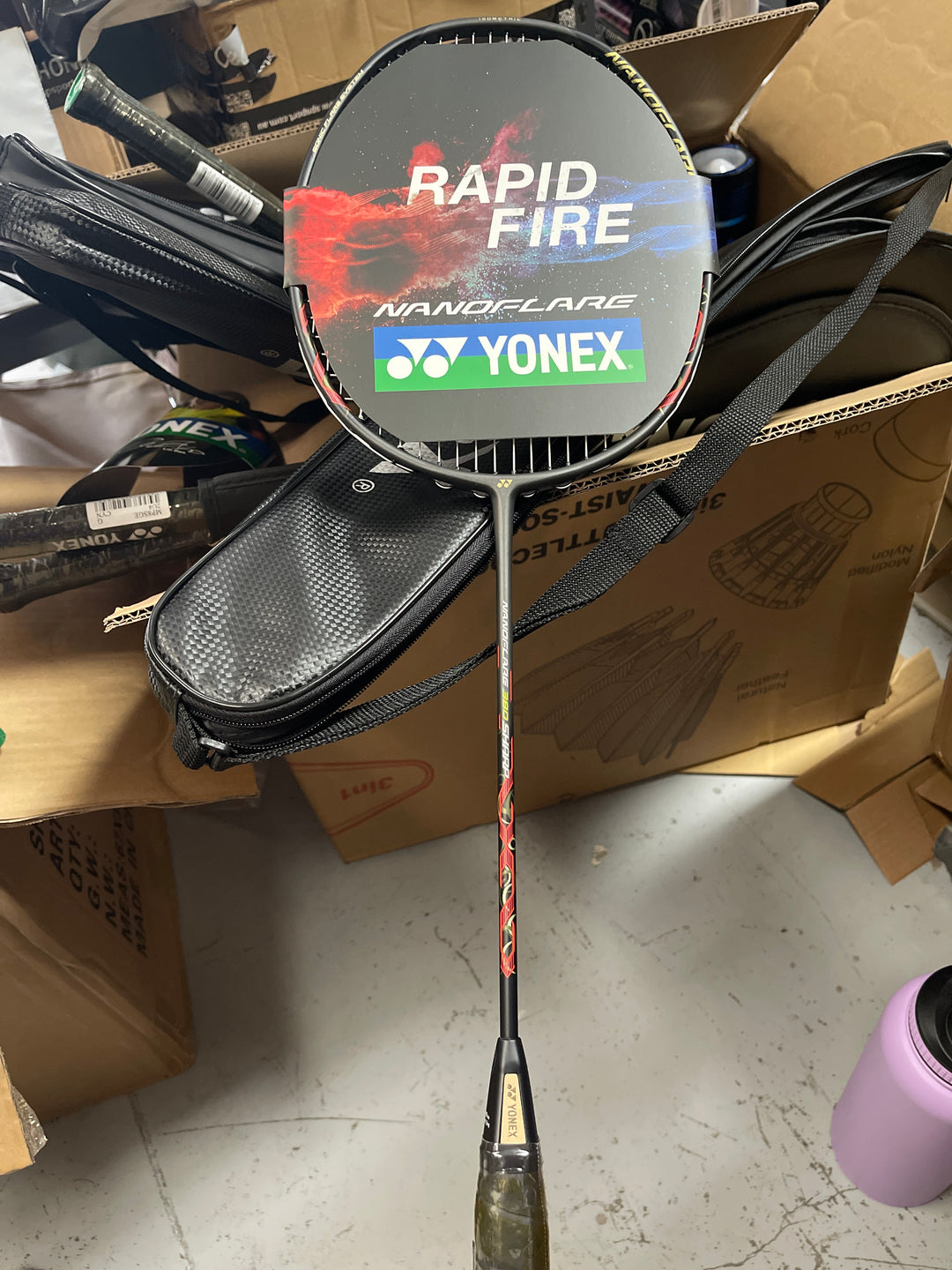 YONEX Nanoflare 380 Sharp Racket 3U5 NF-380SHGE Strung
