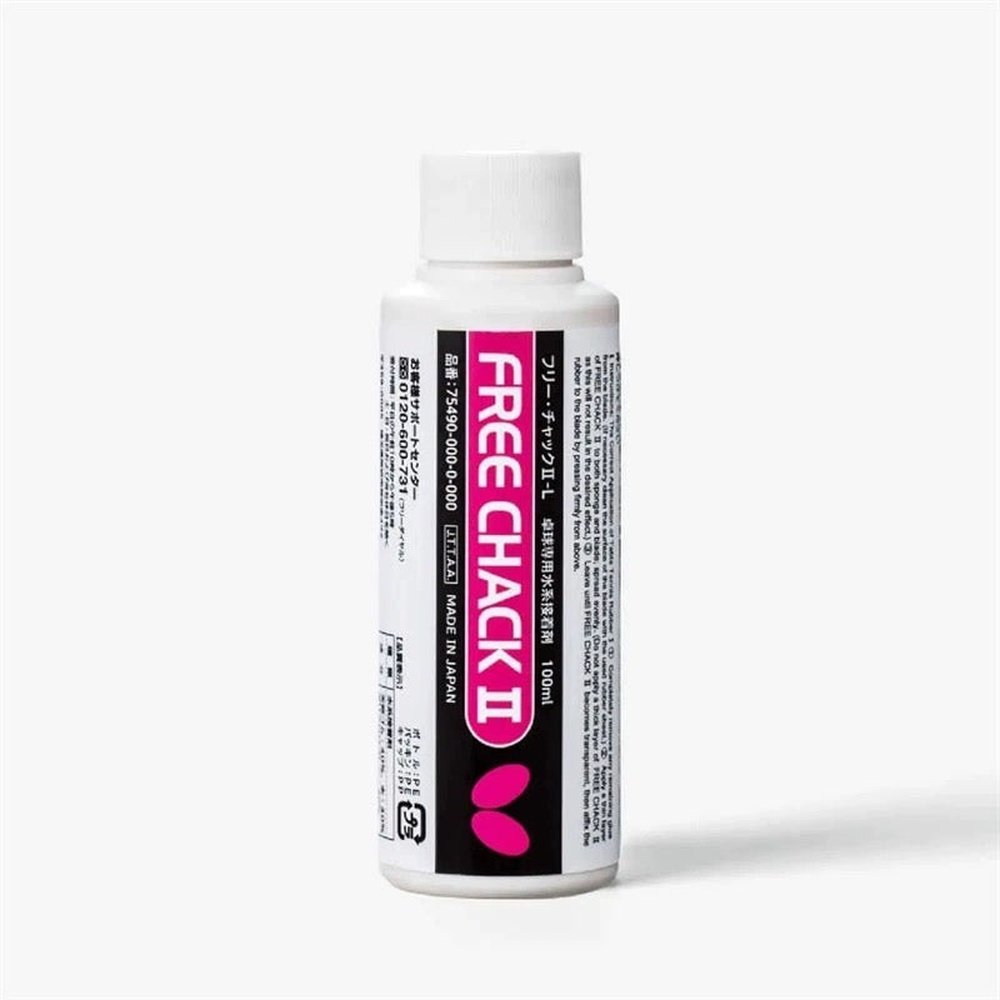 BUTTERFLY FREE CHACK Ⅱ  GLUE，20ml,100ml,500ml,For Table Tennis Rubber