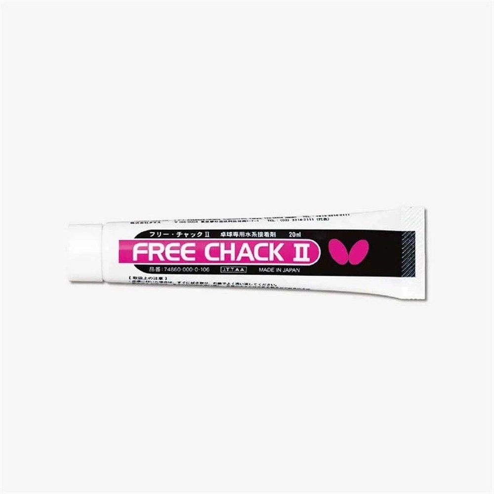 BUTTERFLY FREE CHACK Ⅱ  GLUE，20ml,100ml,500ml,For Table Tennis Rubber