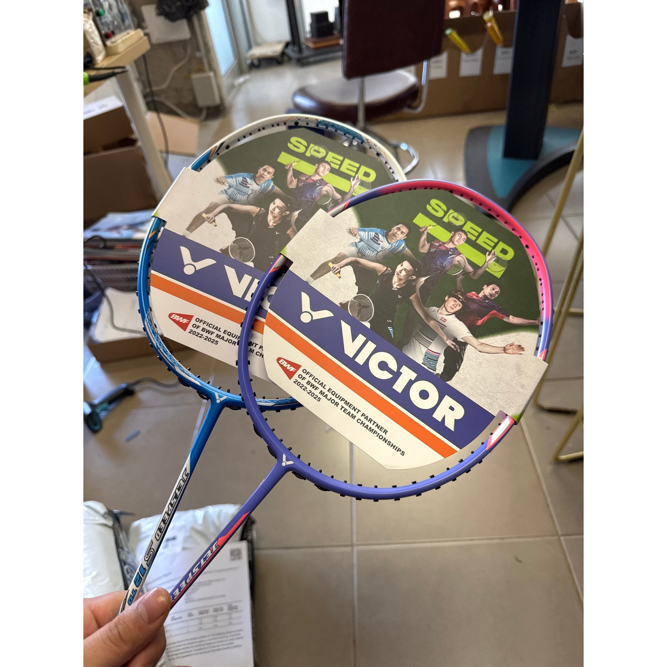 Victor Jetspeed Racket VICTOR Jetspeed S 12F TD Badminton Racquet 3UG5 - | SP x SPORT