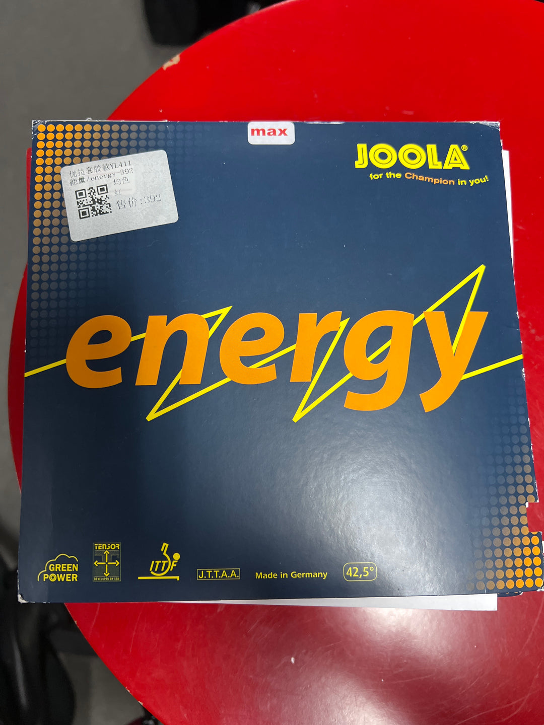 JOOLA Energy Table Tennis Rubber