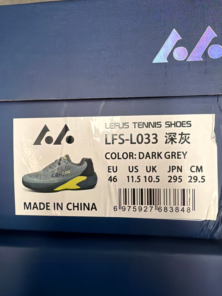 LEFUS Professional Non-Slip Tennis Shoes, Breathable KPU Mesh Sneakers with MD Rubber TPU Sole for Outdoor Sports L033