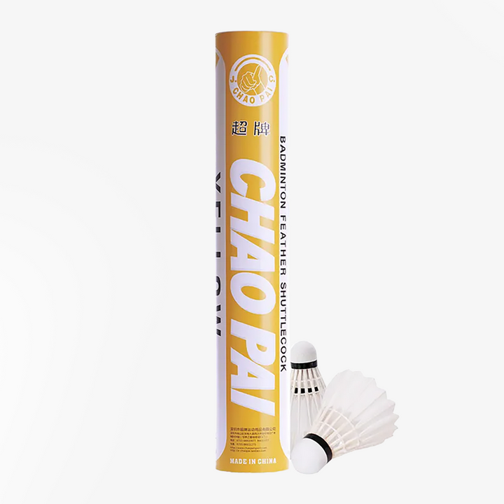 CHAOPAI 12 PCS  Training Chao Pai Duck Feather Badminton Shuttlecock