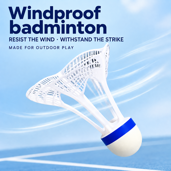 SPP Windproof Badminton Shuttles for Outdoor Badminton Practice And Sports