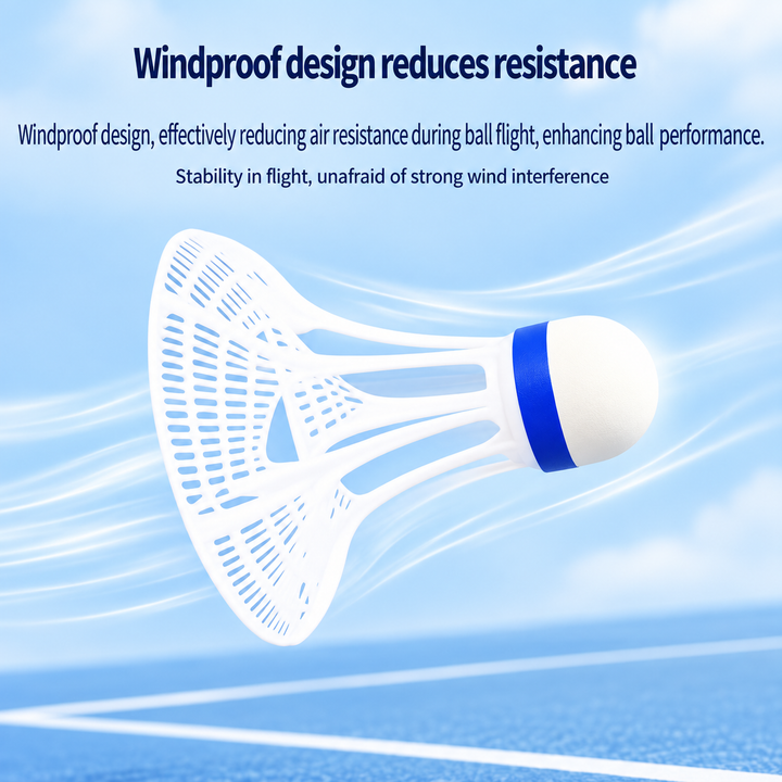 SPP Windproof Badminton Shuttles for Outdoor Badminton Practice And Sports