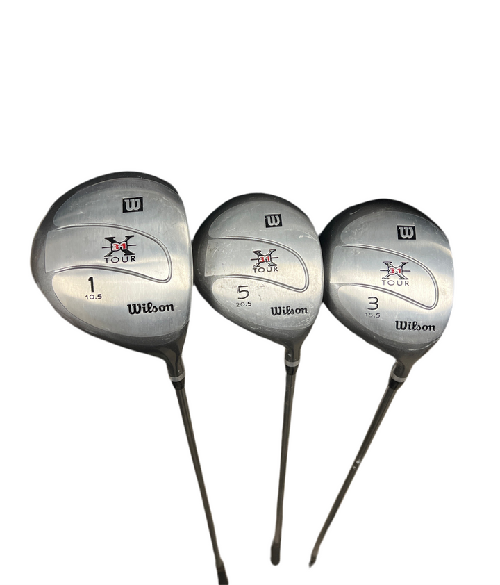 CLEARANCE SALE WILSON MEN'S GOLF SET TOUR （3 wood, 5 iron No Rod Bag）