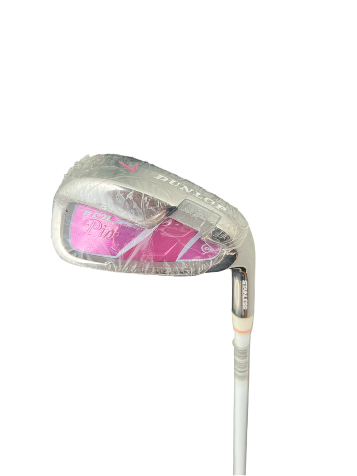 CLEARANCE SALE （The Club Cover Is Aging And Peeling）DUNLOP WOMEN'S GOLF SET TOUR PINK 514340D（3 wood, 7 iron and one push）